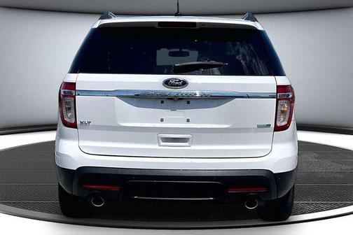 White Platinum Metallic Tri-Coat 2015 Ford Explorer XLT