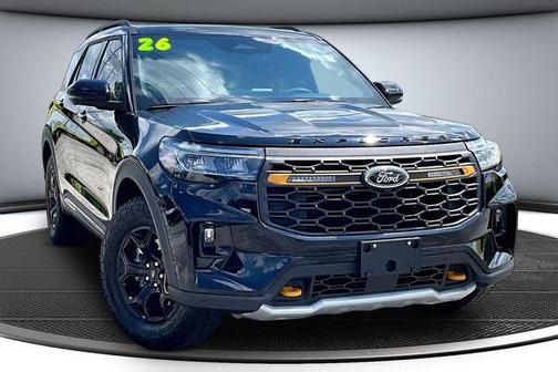 AGATE BLACK METALLIC 2026 Ford Explorer Tremor