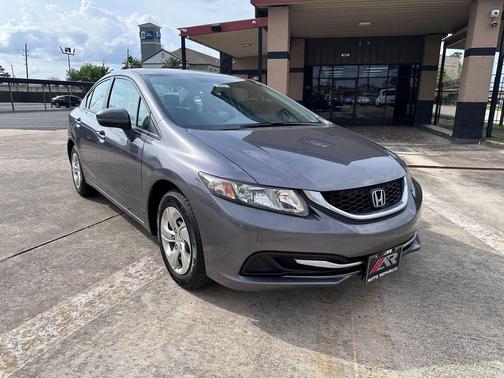 Gray 2014 Honda Civic LX