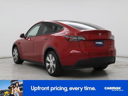 Red 2022 Tesla Model Y Long Range