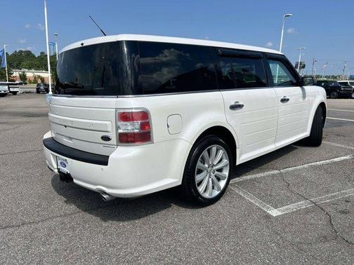 White Platinum Tri-Coat Metallic 2016 Ford Flex SEL