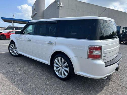 White Platinum Tri-Coat Metallic 2016 Ford Flex SEL