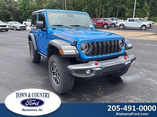 Hydro Blue Pearlcoat 2024 Jeep Wrangler Rubicon