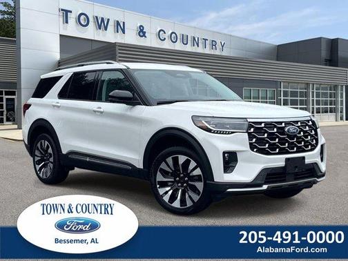 Star White 2026 Ford Explorer Platinum