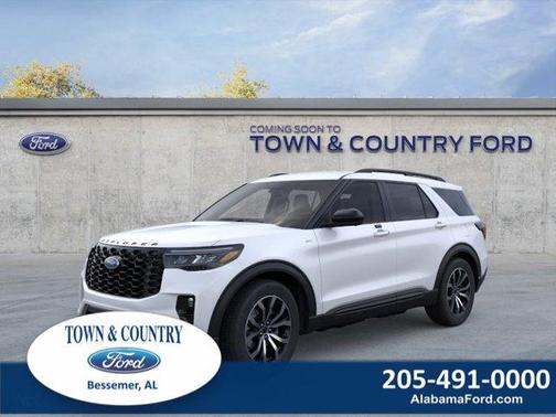 Star White 2026 Ford Explorer ST-Line