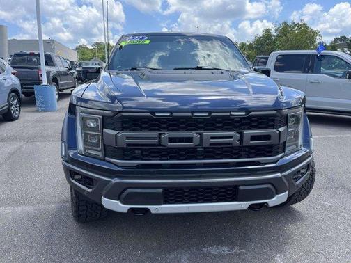Antimatter Blue Metallic 2022 Ford F-150 Raptor