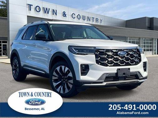 Star White 2026 Ford Explorer Platinum