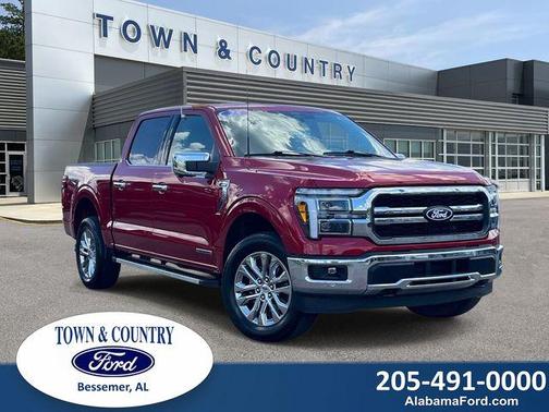 Red Metallic 2025 Ford F-150 Lariat
