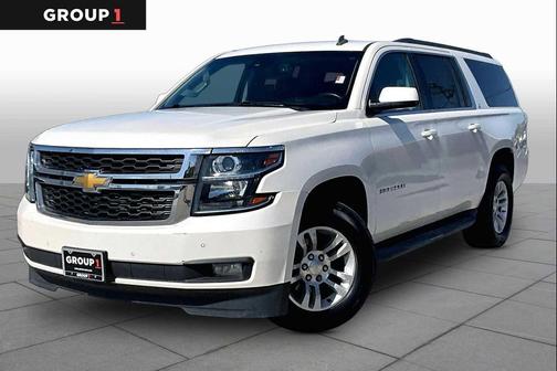 White Diamond Tricoat 2015 Chevrolet Suburban 1500 LT