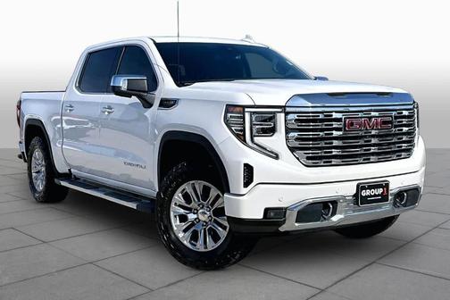 White Frost Tri-Coat 2022 GMC Sierra 1500 Denali