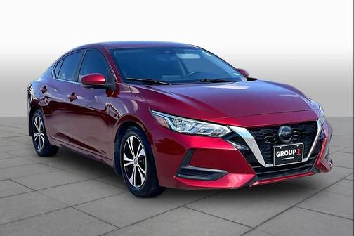Scarlet Ember 2020 Nissan Sentra SV