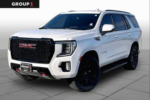 White Frost Tricoat 2021 GMC Yukon 4WD AT4