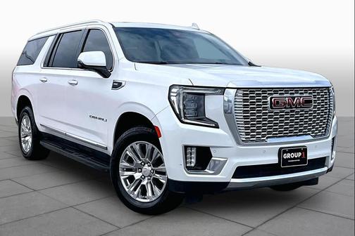 White Frost Tri-Coat 2023 GMC Yukon XL Denali