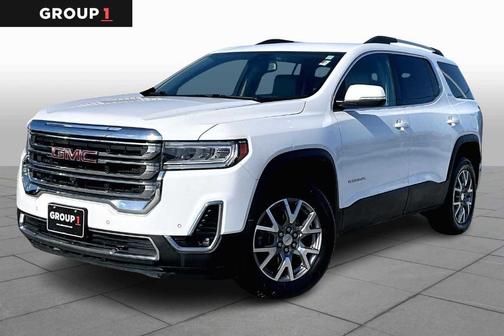 Summit White 2021 GMC Acadia SLT