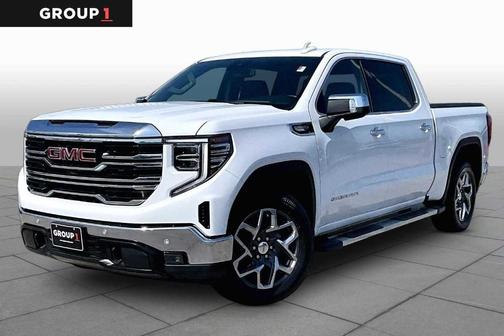 Summit White 2024 GMC Sierra 1500 SLT