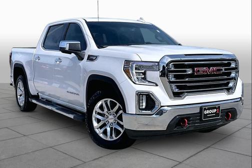 White Frost Tri-Coat 2021 GMC Sierra 1500 SLT