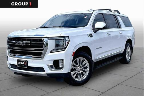 White Frost Tricoat 2022 GMC Yukon XL SLT