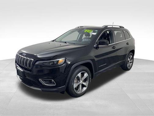 Diamond Black Crystal Pearlcoat 2020 Jeep Cherokee Limited