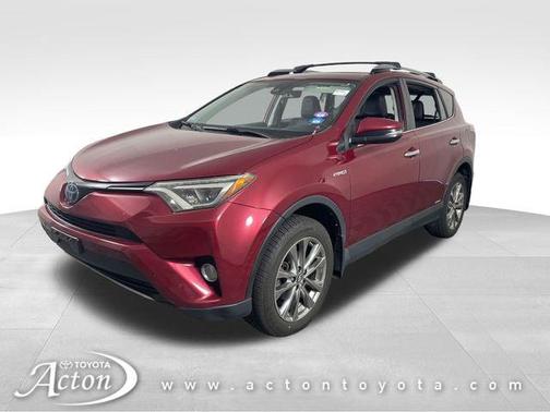 Ruby Flare Pearl 2018 Toyota RAV4 Hybrid Limited