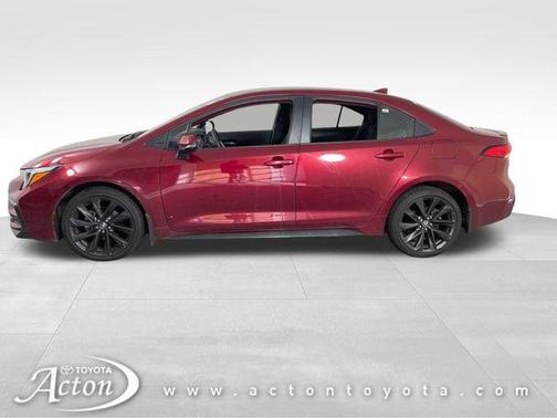 Ruby Flare Pearl 2025 Toyota Corolla SE