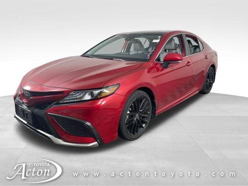 Supersonic Red/Midnight Black Metallic 2023 Toyota Camry XSE