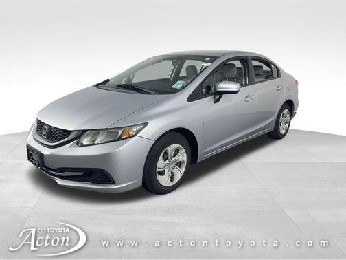 Alabaster Silver Metallic 2014 Honda Civic LX
