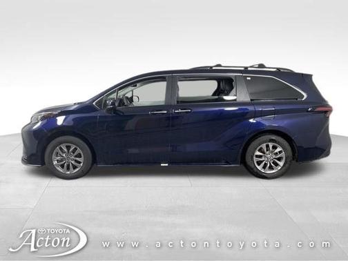 Blue 2025 Toyota Sienna XLE