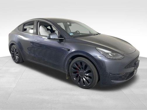 Gray 2025 Tesla Model Y Performance Dual Motor All-Wheel Drive