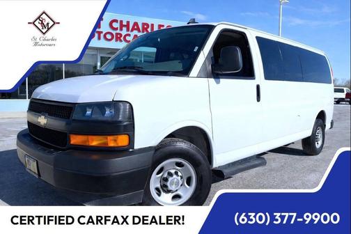 Summit White 2023 Chevrolet Express 3500 LS 3500 3dr Extended Passenger Van