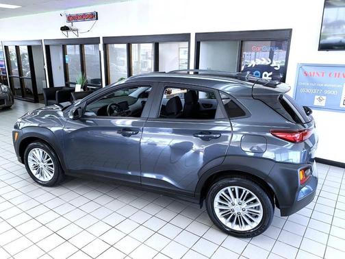 Gray 2021 Hyundai KONA SEL Plus AWD 4dr Crossover