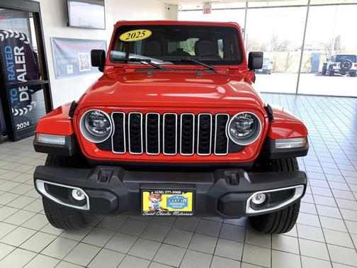 Red 2025 Jeep Wrangler Sahara 4xe 4x4 4dr SUV