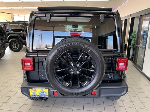 Black 2025 Jeep Wrangler Sahara 4xe 4x4 4dr SUV