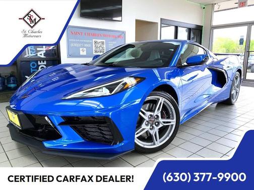 Rapid Blue 2025 Chevrolet Corvette Stingray w/1LT