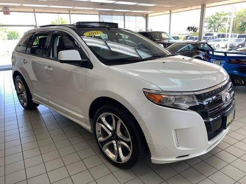 White 2011 Ford Edge Sport