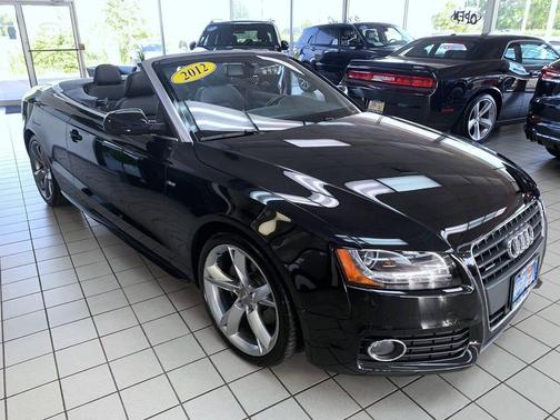 Monsoon Gray Metallic 2012 Audi A5 2.0T quattro Prestige AWD 2dr Convertible