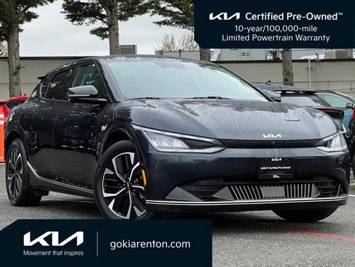 Blue 2022 Kia EV6 Wind