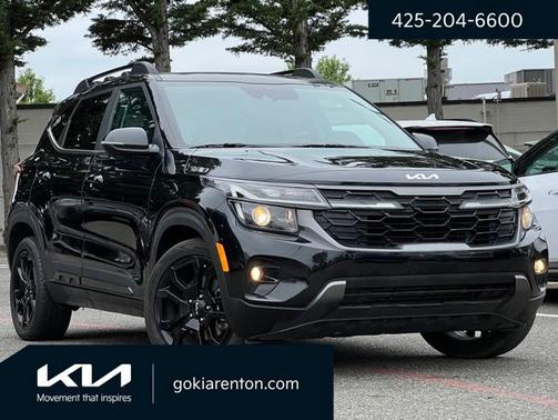 Black 2024 Kia Seltos X-Line