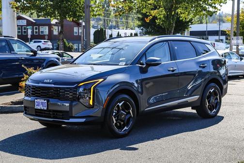 Gray 2026 Kia Sportage Hybrid EX