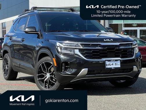 Black 2024 Kia Seltos SX