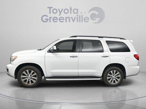 Super White 2015 Toyota Sequoia Limited