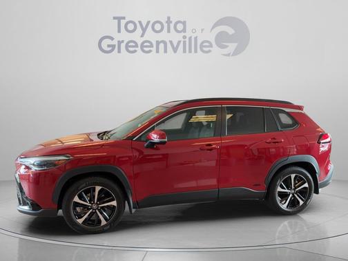 Barcelona Red Metallic 2024 Toyota Corolla Hybrid SE