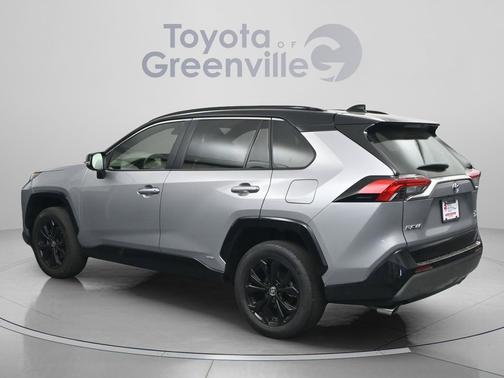 Silver Sky Metallic/Midnight Black Metallic 2024 Toyota RAV4 Hybrid SE