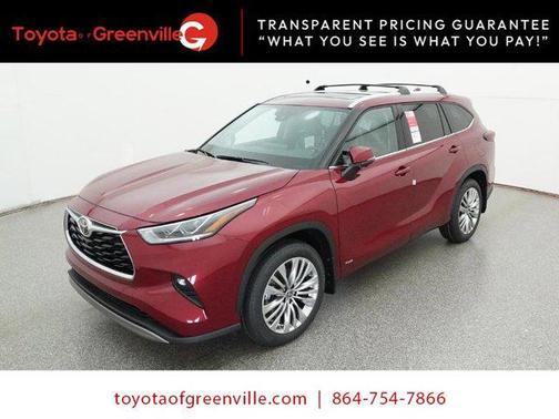 Ruby Flare Pearl 2026 Toyota Highlander Hybrid Platinum