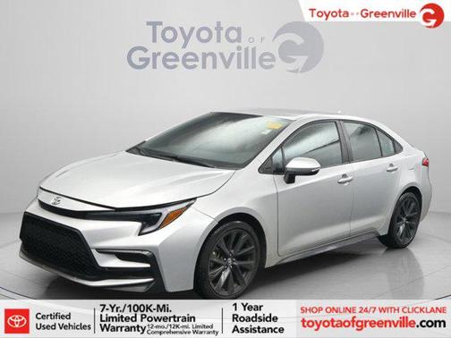 Classic Silver Metallic 2024 Toyota Corolla SE