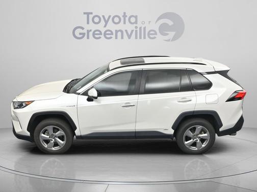 Blizzard Pearl 2020 Toyota RAV4 Hybrid SE
