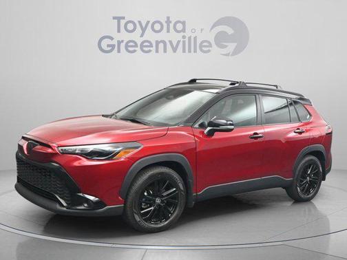 Soul Red Crystal/Jet Black 2025 Toyota Corolla Hybrid L