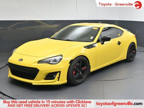 2017 Subaru BRZ Series. Yellow