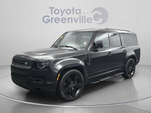 Santorini Black Metallic 2025 Land Rover Defender 130 P400 X-Dynamic SE