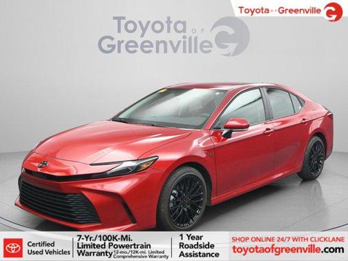 Supersonic Red 2025 Toyota Camry LE