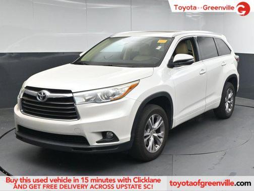 Blizzard Pearl 2015 Toyota Highlander XLE